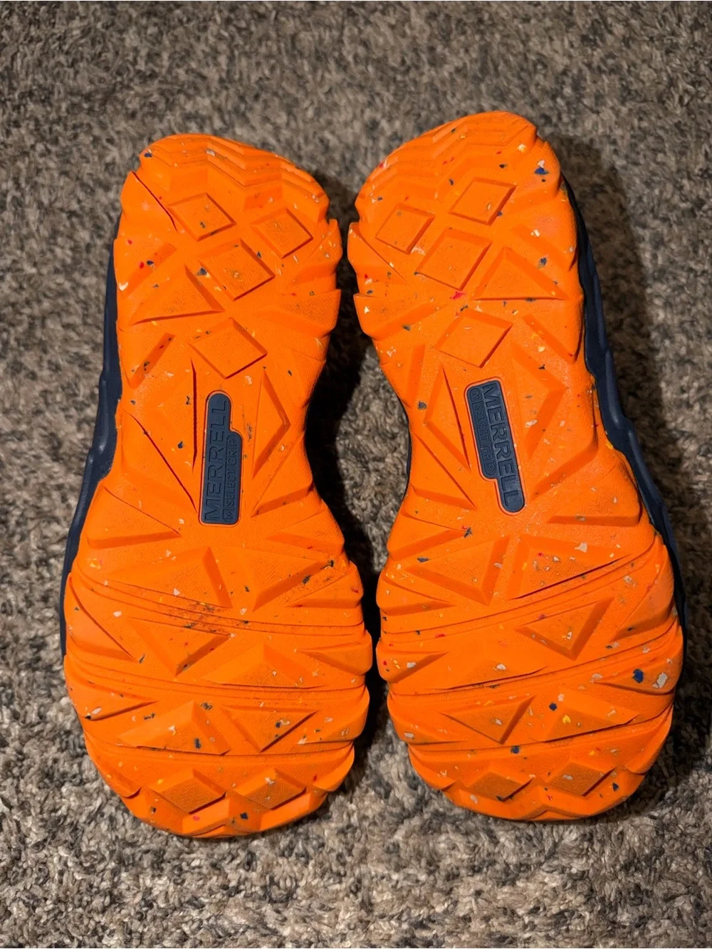 Like New Merrell Kids Hydro 2.0 Water Shoe — Navy with Orange Trim